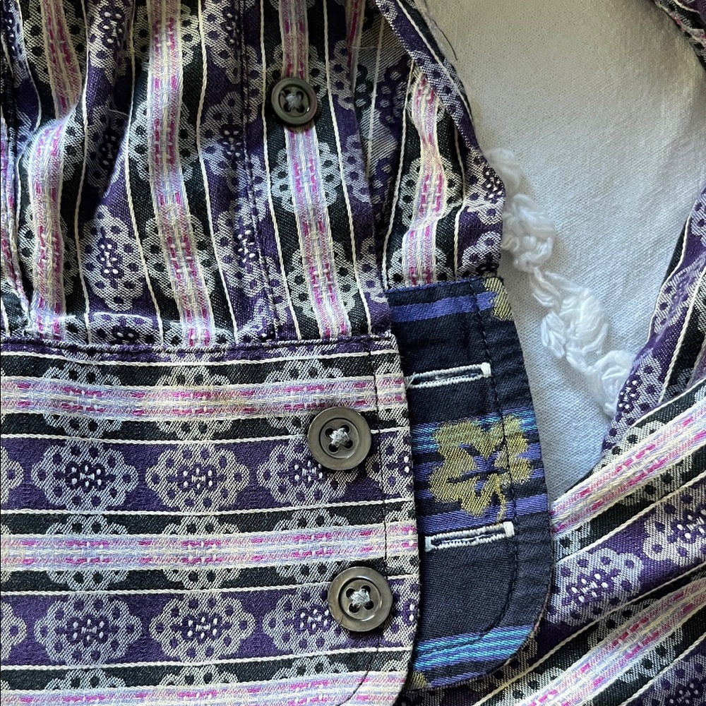 Robert Graham Embroidered Patterned Button Down S… - image 7